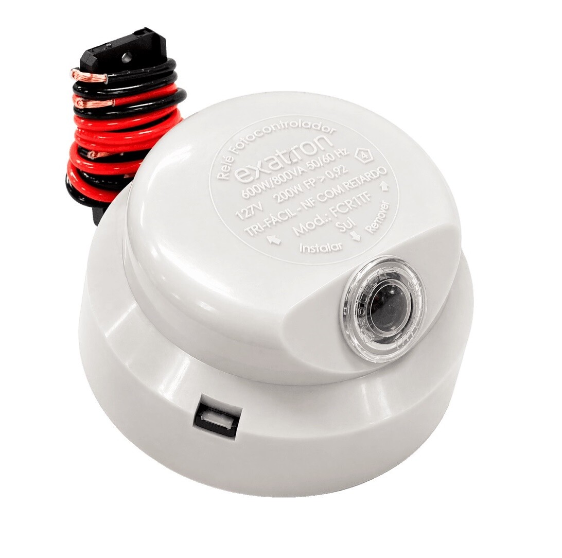 Fotocélula com Retardo Tri Fácil 127v Exatron