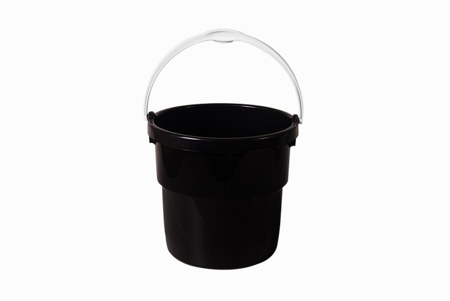 Balde Plástico 8 Litros Preto - Astra