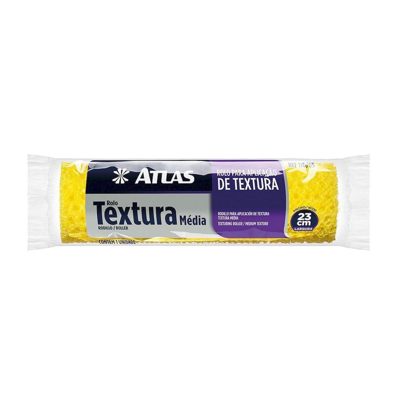 Rolo de Textura Média 23cm - Atlas