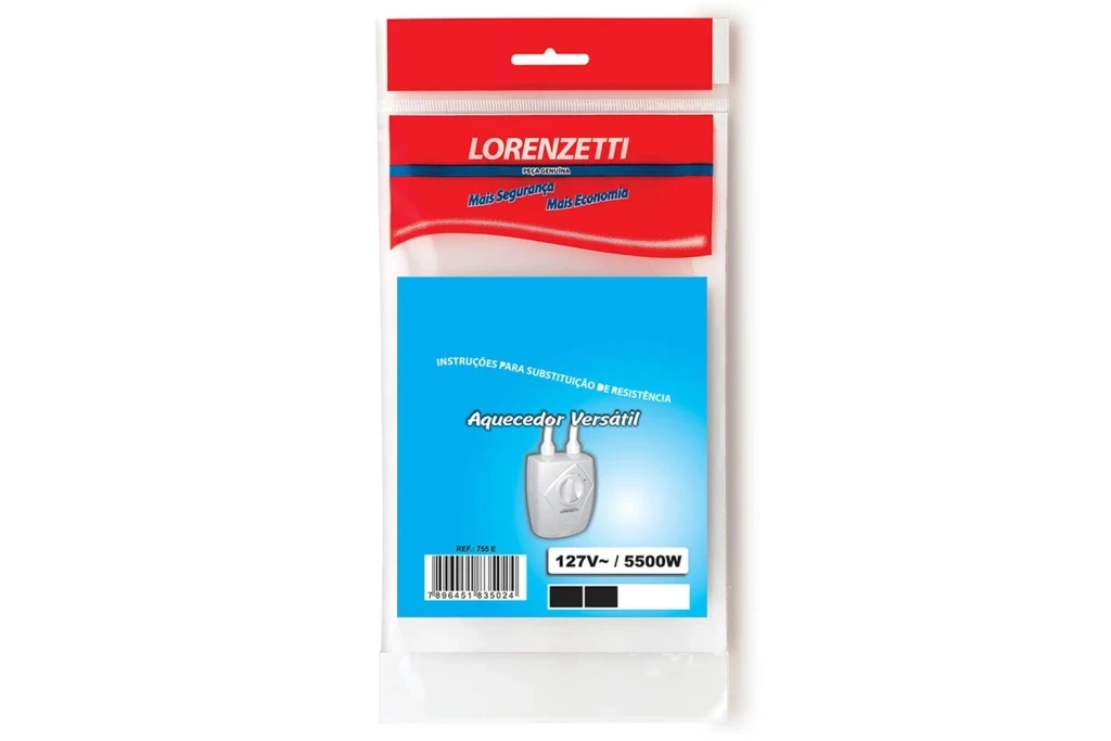 Resistência Aquecedor Versátil 127v 5500w - Lorenzetti (modelo: 755-e / Ref: 7589055)