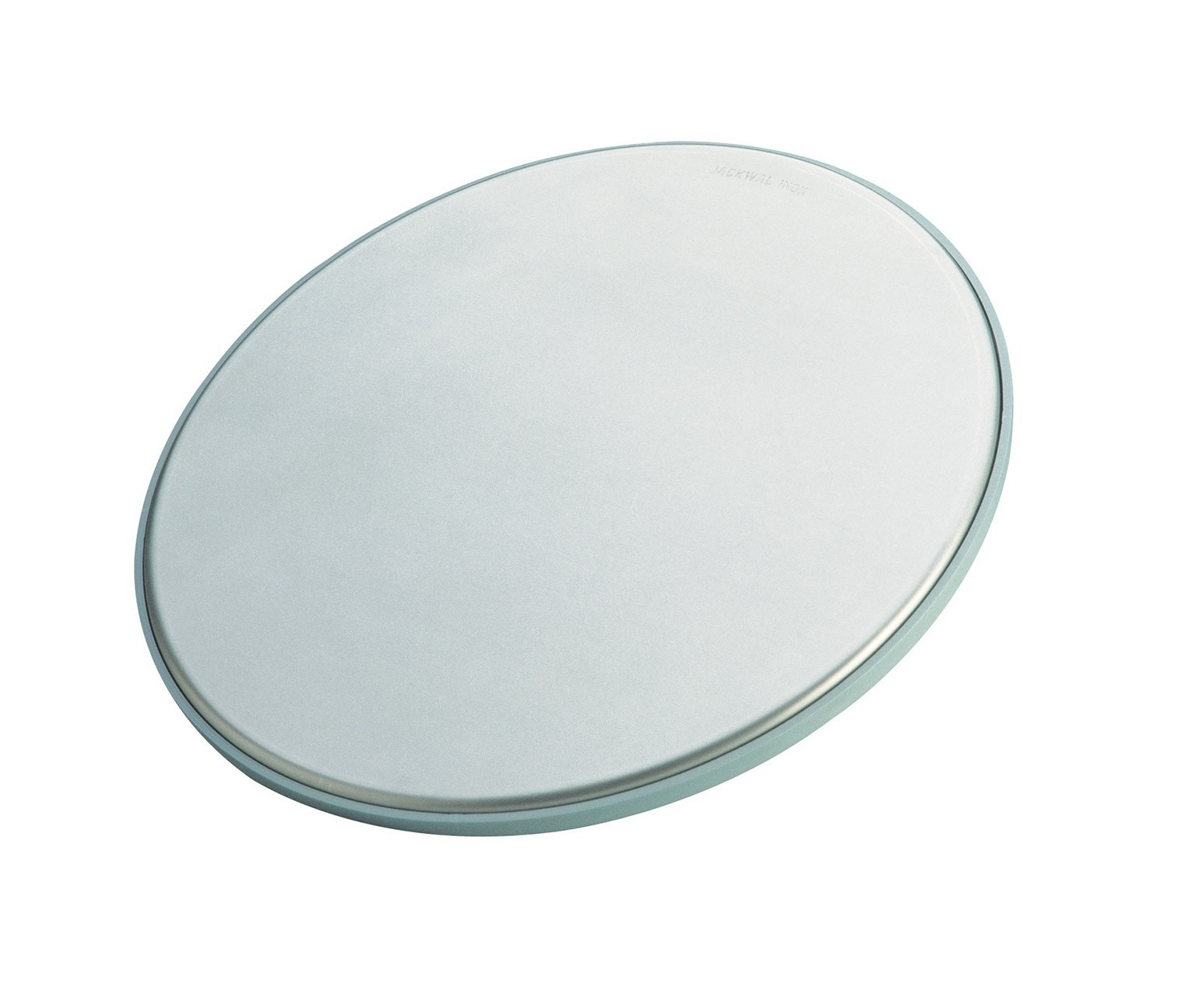 Tampa Cega Redondo 25cm em Aço Inox 304 com Moldura  - Jackwal