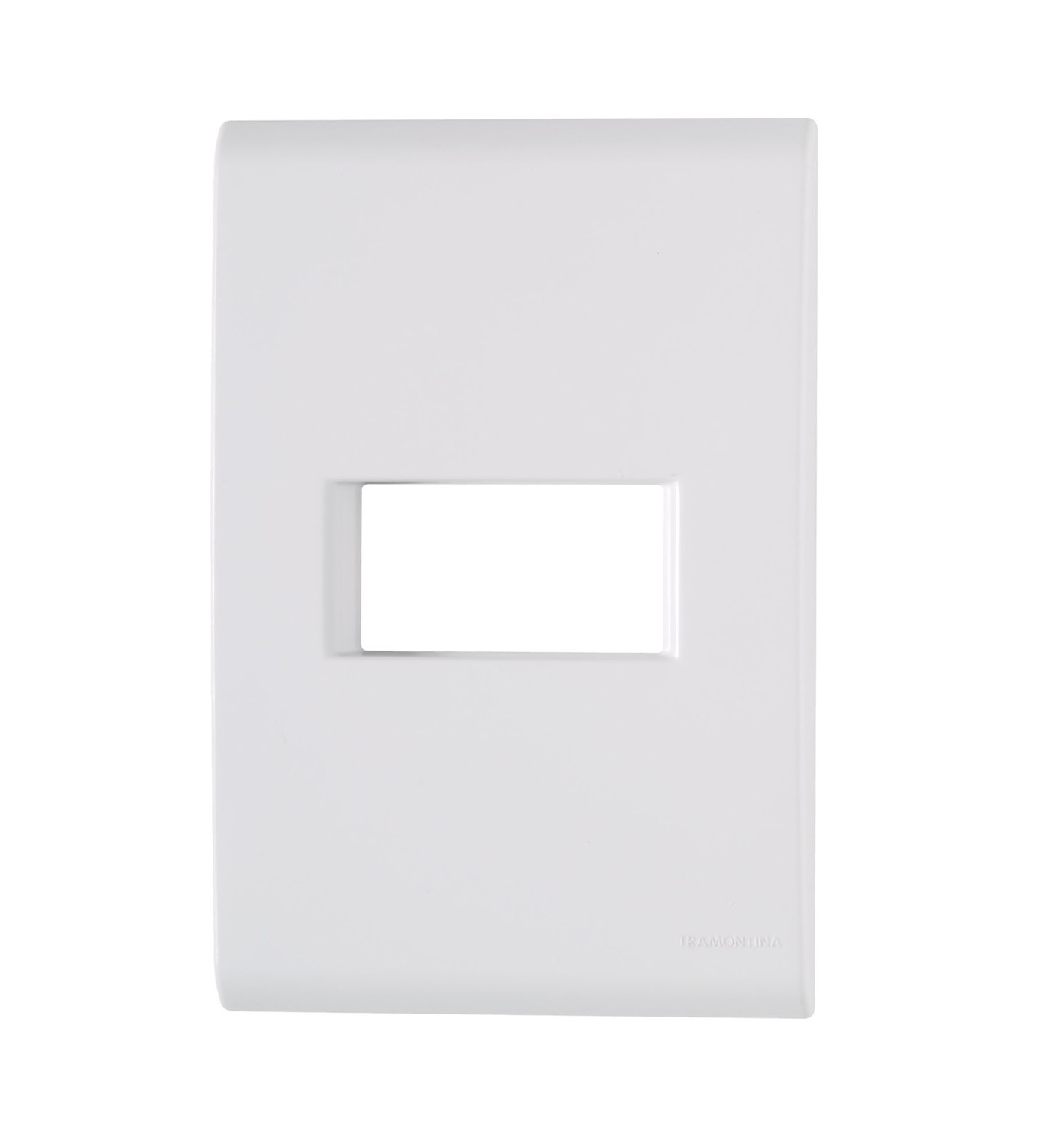 Liz Placa 1 Posto Horizontal 4x2 Branca - Tramontina