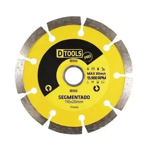Disco Diamantado 4.3/8'' Segmentado Pro - Dtools