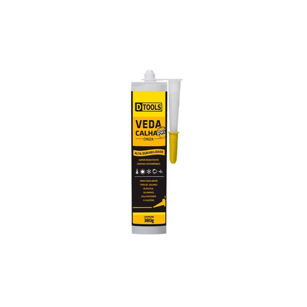Veda Calha 380g Cinza Aluminio Dtools
