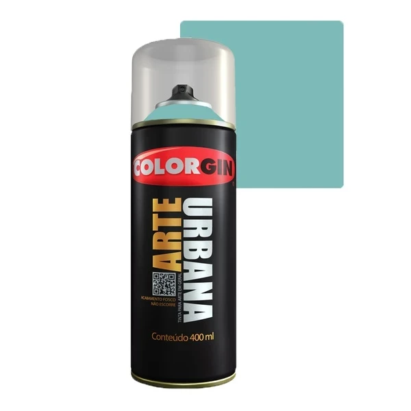 Spray 400ml Arte Urbana Verde Maresia 960  - Colorgin