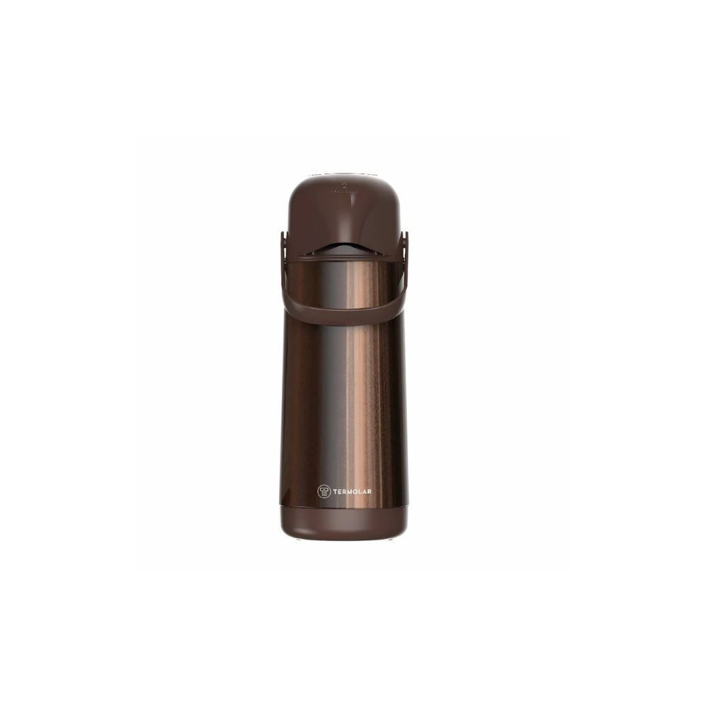 Garrafa Termica Lumina Marrom Cafe 1 Litros  Termolar