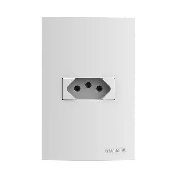 Conjunto Tomada 10a Simples 4x2 Atria - Soprano