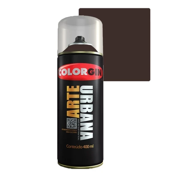 Spray 400ml Arte Urbana Marrom Café 929 - Colorgin