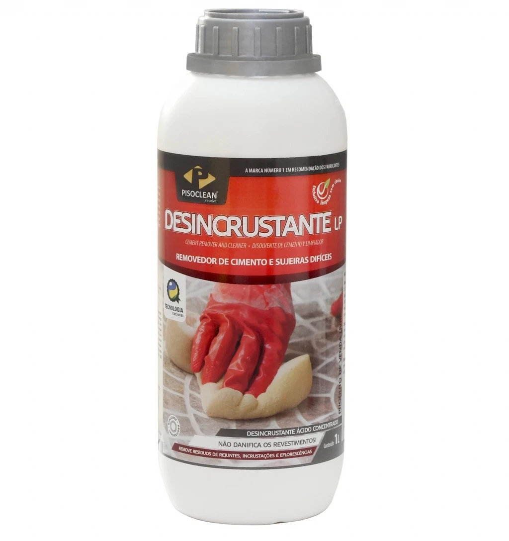Limpador Desincrustante 1 Litro - Pisoclean