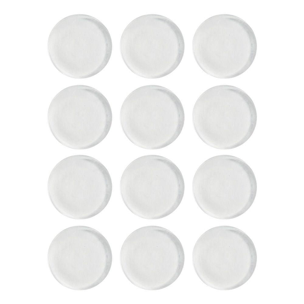 Protetor Adesivo Eva Transparente Redonda 20x20mm com 12 Peças - Bemfixa