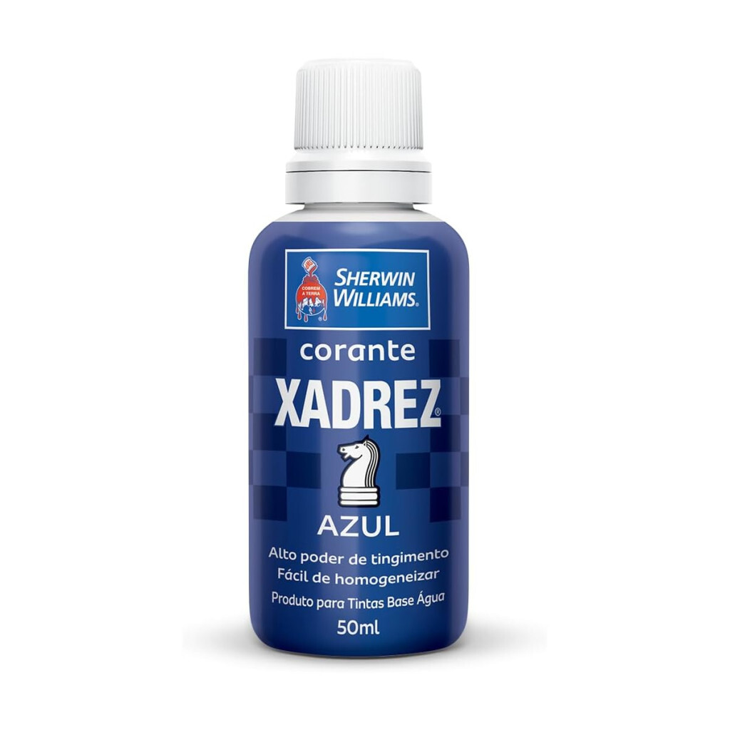 Corante Líquido Xadrez 50ml Azul
