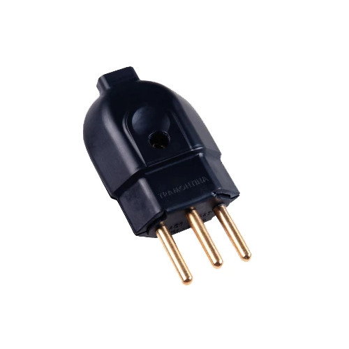 Pino 3p Macho 10a 250v Normatizado Reto Tramontina 57403/103 Preto