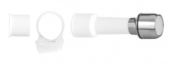Extensor Blukit P/torneira S/rosca Branco 09cm 110103