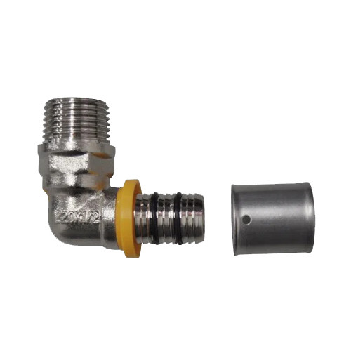 Cotovelo C/rosca Macho P/gas 1/2x20mm Un Astra