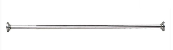 Suporte P/cortina Box Reto Alum 0.85x1.35m Cromado 3051 Jackwal