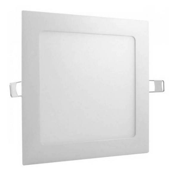 Plafon Painel Led Embutir Quadrado Lux 18w 6500k Taschibra 18122