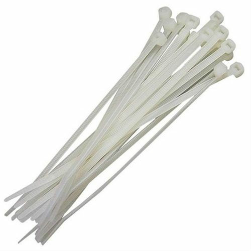 Abracadeira Lacre Nylon 200x2.5mm Branca C/100 Pc Fertak