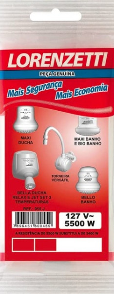 Resistencia Maxi Ducha/j3/t43/bello Banho 5500w 127v 055 J Lorenzetti