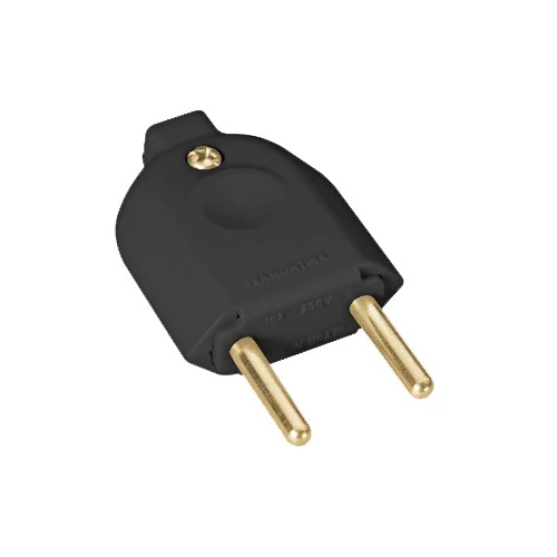 Pino 2p Macho 10a 250v Normatizado Reto Tramontina 57403/202 Preto