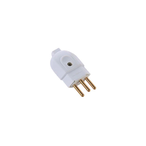 Pino 3p Macho 10a 250v Normatizado Reto Tramontina 57402/103 Branco