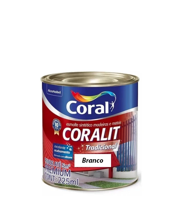 Coral Esm Sint Alto Brilho 225ml Branco