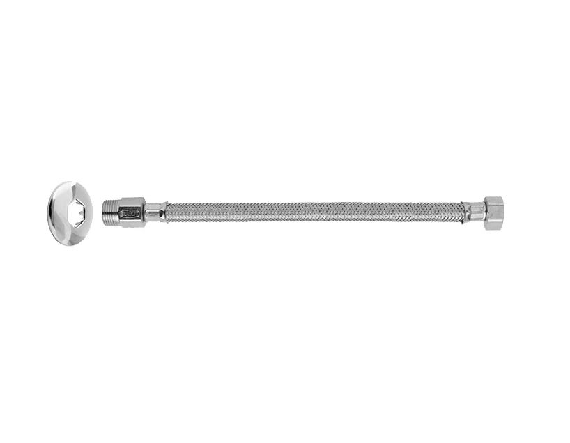 Ligacao Flexivel P/agua 80cm Mxf 1/2 Inox Blukit 250149