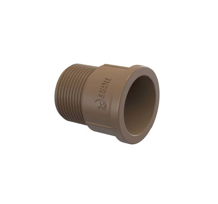 Tigre Adaptador Soldavel Curto Rosca Macho 25mm X 3/4