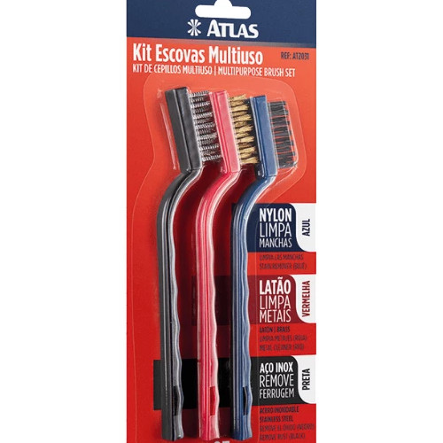 Conjunto Escovas Multiuso At2031 Atlas
