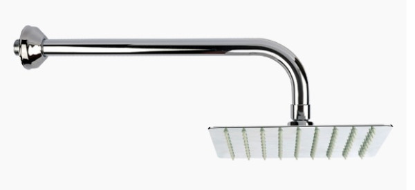 Chuveiro Quadrado Finex 1 Jato 200mm  21550 Jackwal Inox Cromado