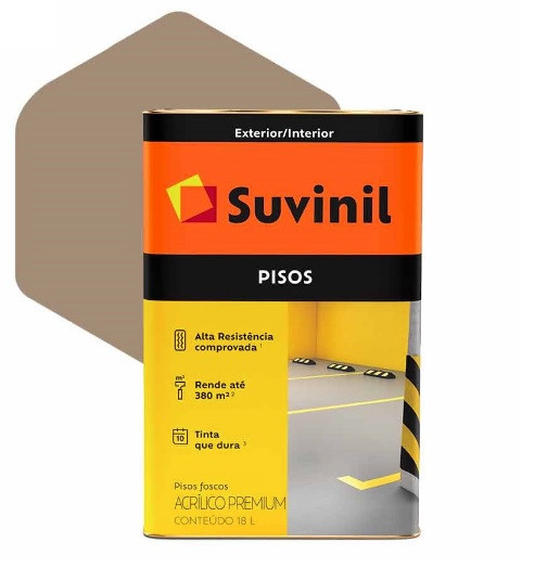Suvinil Acrilico Piso Fosco 18l Concreto