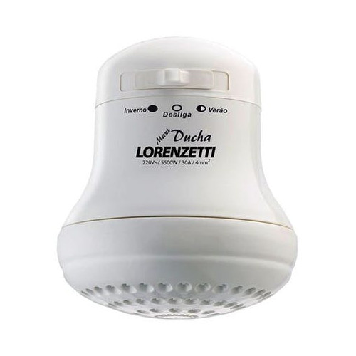 Ducha Maxi Ducha 5500w 127v Lorenzetti Branca
