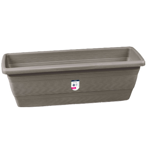 Floreira P/jardim Plastico 50cm Primafer Pr6034 Cinza