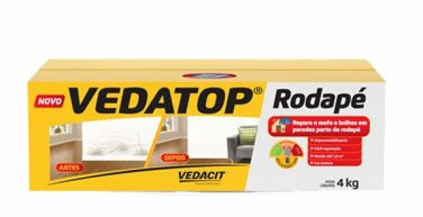 Vedatop Rodape Otto Baumgart Caixa 3kg 112002