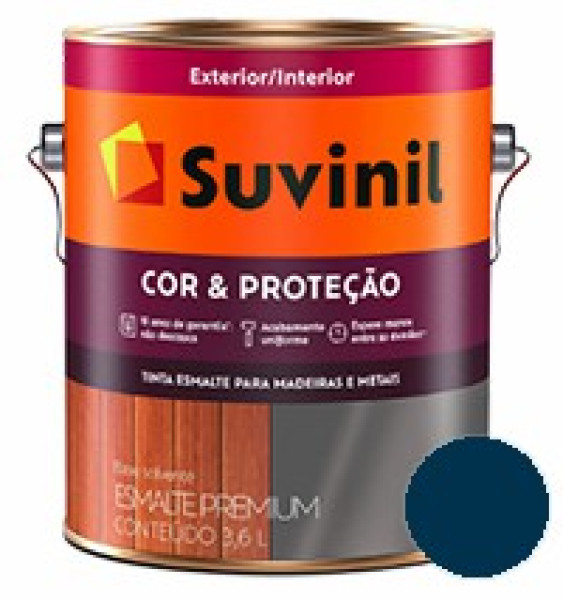 Suvinil Esm Sint Alto Brilho 3.6l Azul Del Rey