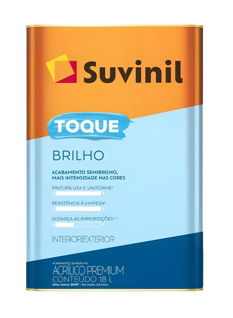 Suvinil Acrilico Premium Toque Brilho 18l Branco Neve