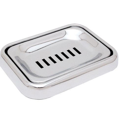 Saboneteira Balcao Retangular Metal Standard 3021 Jackwal Cromado