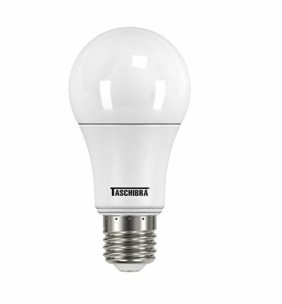 Lampada A60 Led Tkl60 9w 810lm Bivolt 3000k Taschibra Amarela