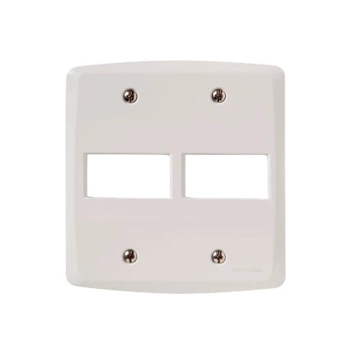 Espelho Lux2 4x4 2 Modulos Quadrado Tramontina 57105/023 Branco