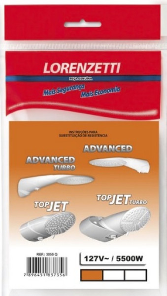 Resistencia Advanced Top Jet Turbo 5500w 127v 3055 Q Lorenzetti