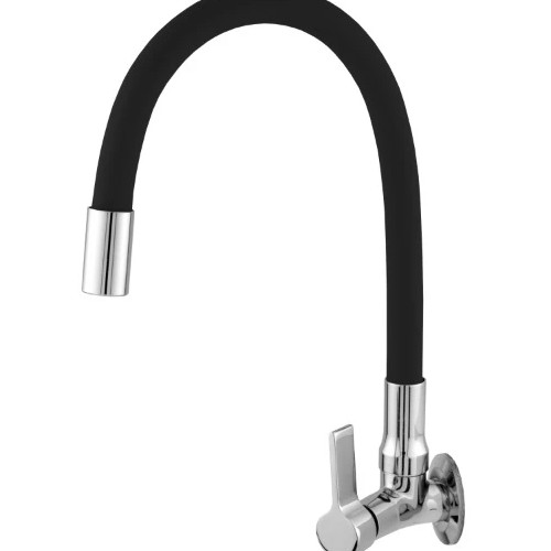 Torneira Cozinha Par 1/2 8158 C70 Tubo Silicone Black Safira Cr Fort