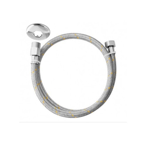 Ligacao Flexivel P/gas 80cm Inox Mxf Blukit 180625