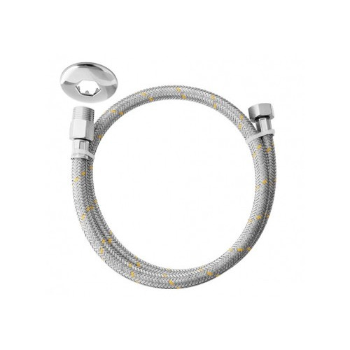 Ligacao Flexivel P/gas 1.20m Inox Mxfl Blukit 180623