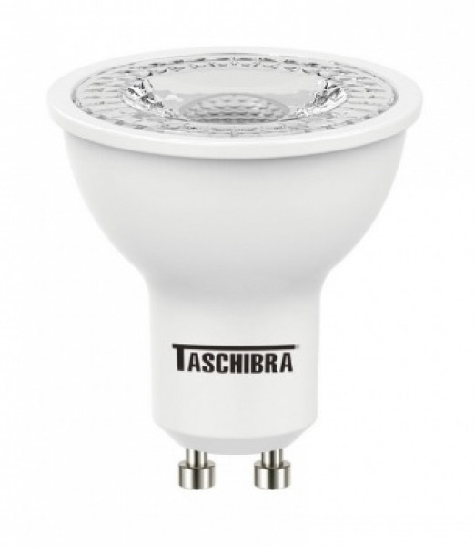 Lampada Dicroica Led Mr16 Tdl35 4.9w 6500k Gu10 Bivolt Taschibra Br
