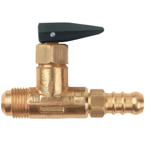 Registro P/gas Bloqueio Tubo 3/8(e) X 3/8 T Mangueira 2975 Jackwal