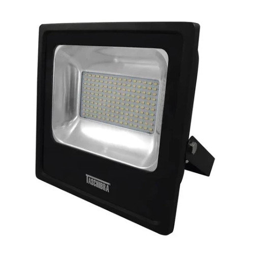 Refletor Taschibra Int/ext Super Led 6500k 100w Trled100 Slim Pr Biv