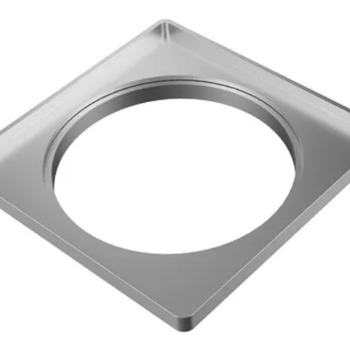 Tigre Porta Grelha Quadrada 150mm Prata