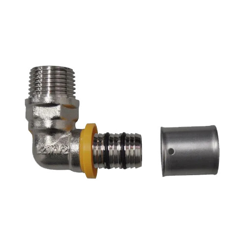 Cotovelo C/rosca Macho P/gas 1/2x16mm Un Astra