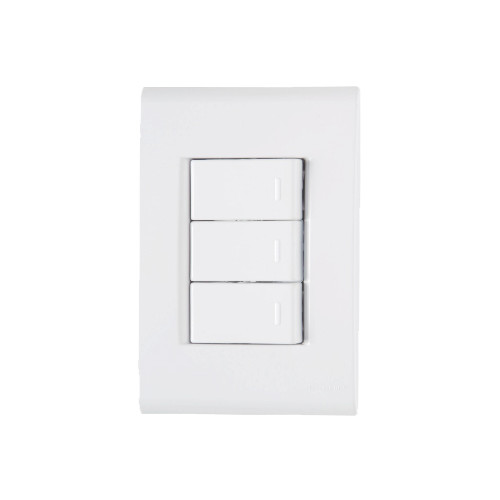 Interruptor Liz 3 Tc Simples Tramontina 57170/070 Branco