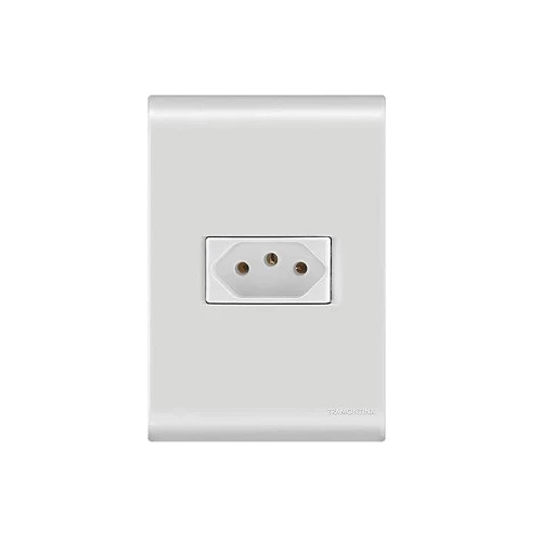 Tomada Liz 3p 20a Normatizado Tramontina 57170/013 Branco
