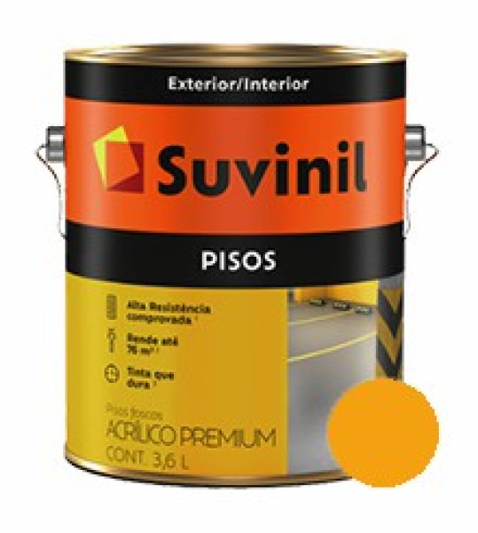 Suvinil Acrilico Piso Fosco 3.6l Amarelo